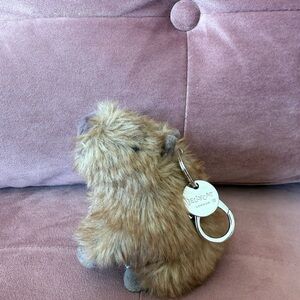 Jellycat Capybara Keychain Plush